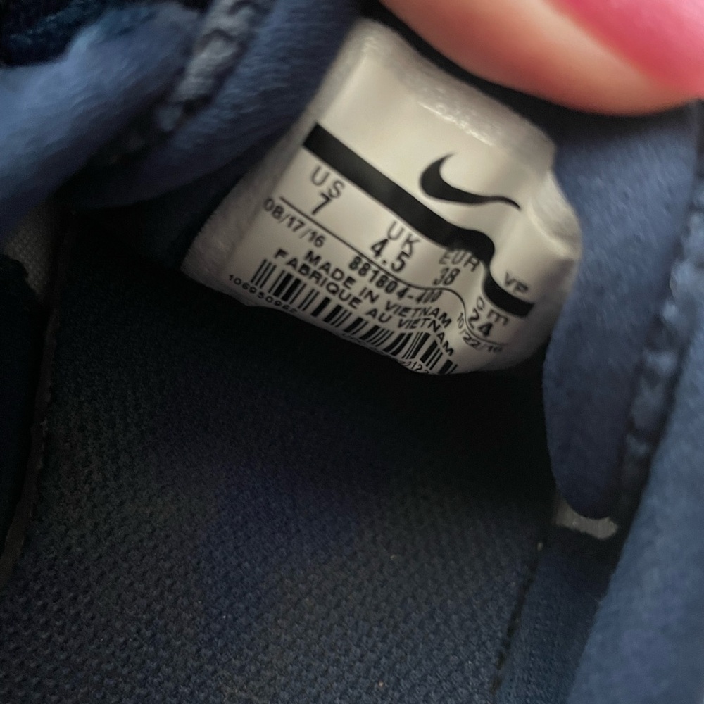 Blue‎ and Teal Speckled Print Women’s Nike Running Sneakers - Picture 9 of 9